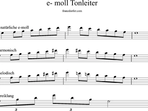 Harmonische Molltonleiter - Meistere Spannung & Auflösung