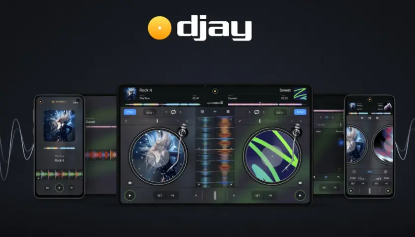 DJay App für Android: Musik mischen auf Tablets und Smartphones.