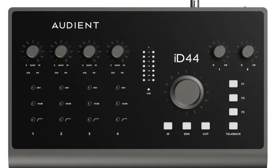 Audient iD44 - Lohnt sich das Audio-Interface für dein Studio?
