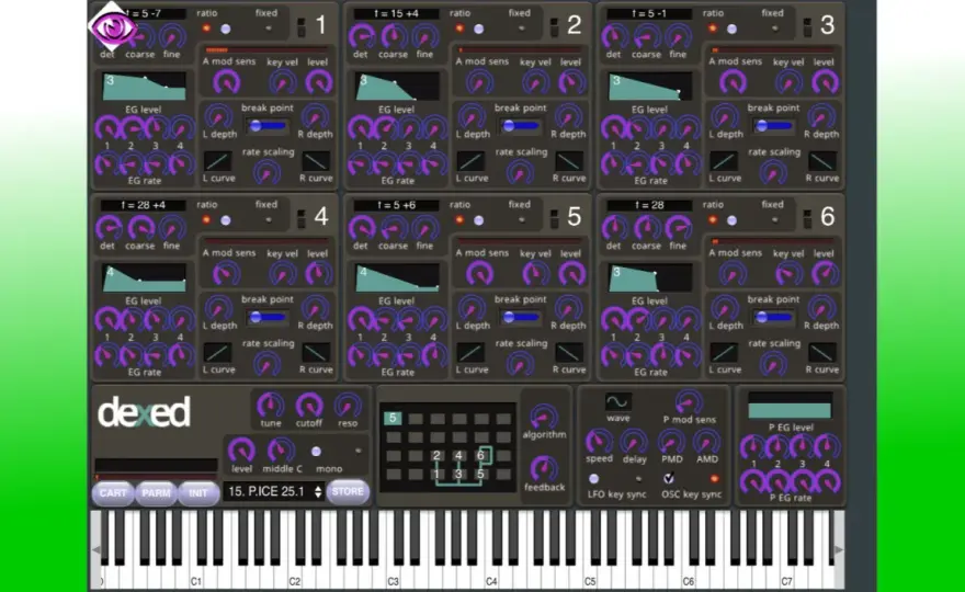 Dexed - Der kostenlose DX7 FM-Synthesizer für moderne Musik
