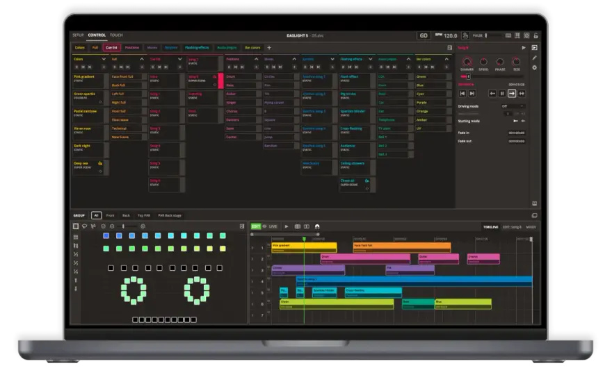 Club-Lichtsteuerung: Software, Setup & Automatik-Grenzen