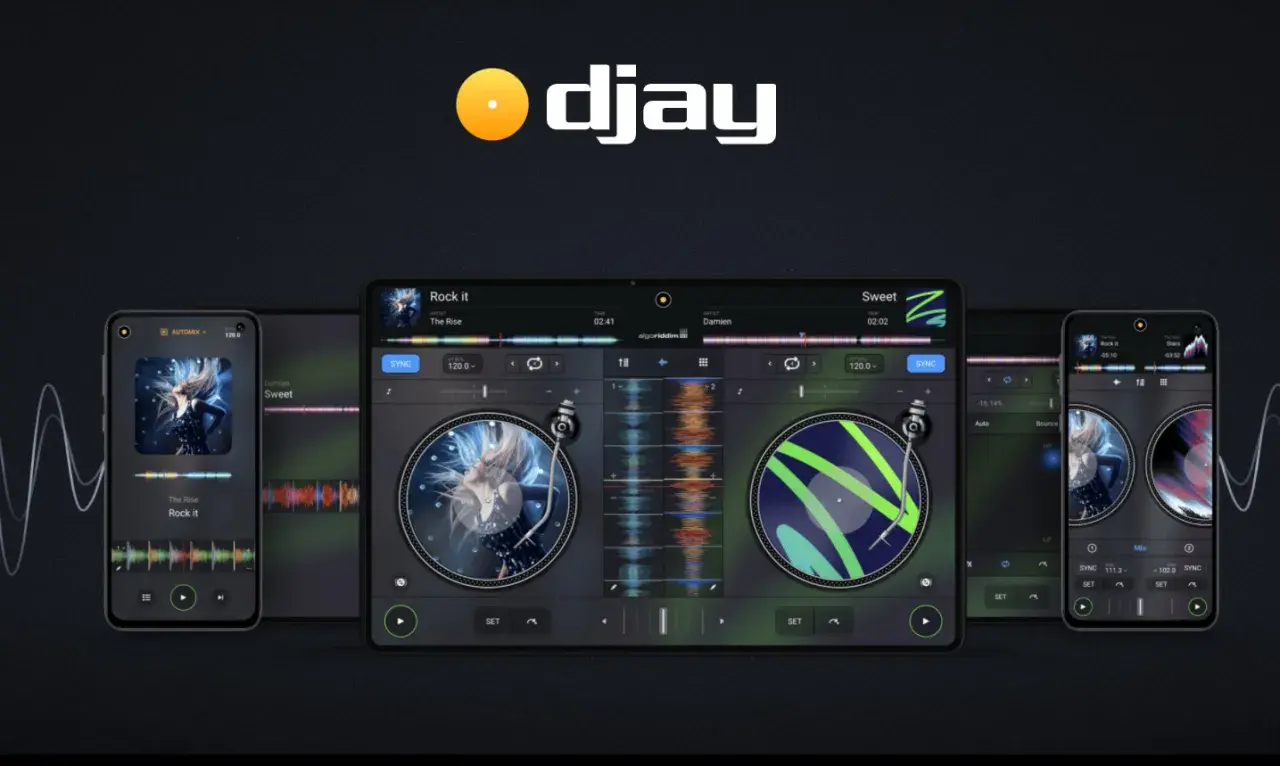 DJay App für Android: Musik mischen auf Tablets und Smartphones.